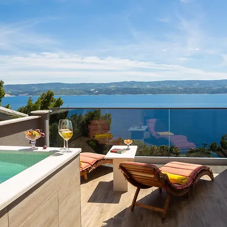 Villa Luxury Seafront With Heated Pool, Jacuzzi, Sea View, 150 M From Stanici