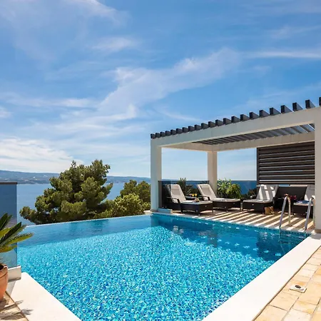 Luxury Seafront With Heated Pool, Jacuzzi, Sea View, 150 M From Stanici