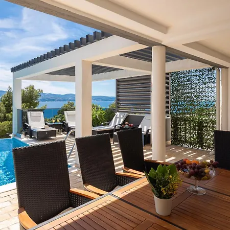 Luxury Seafront With Heated Pool, Jacuzzi, Sea View, 150 M From Villa Stanici